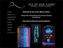 Tablet Screenshot of outofourmines.com